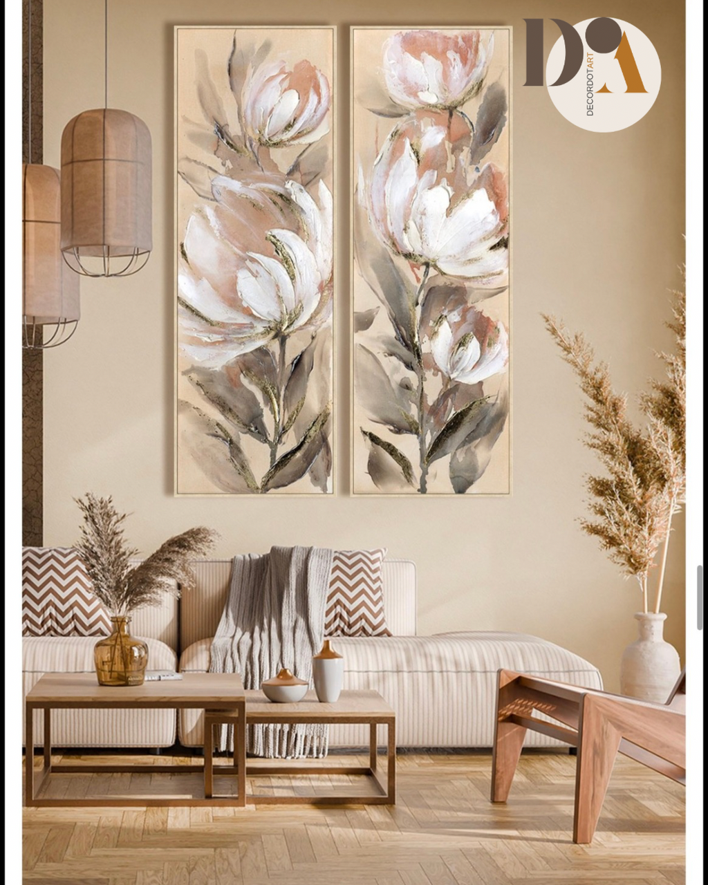 Pastel Floral 1- DD-191 50x150cm