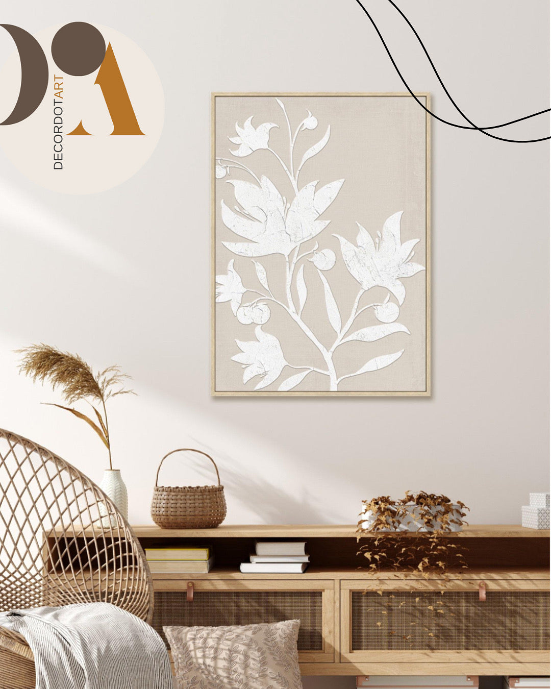 White Floral DD-146